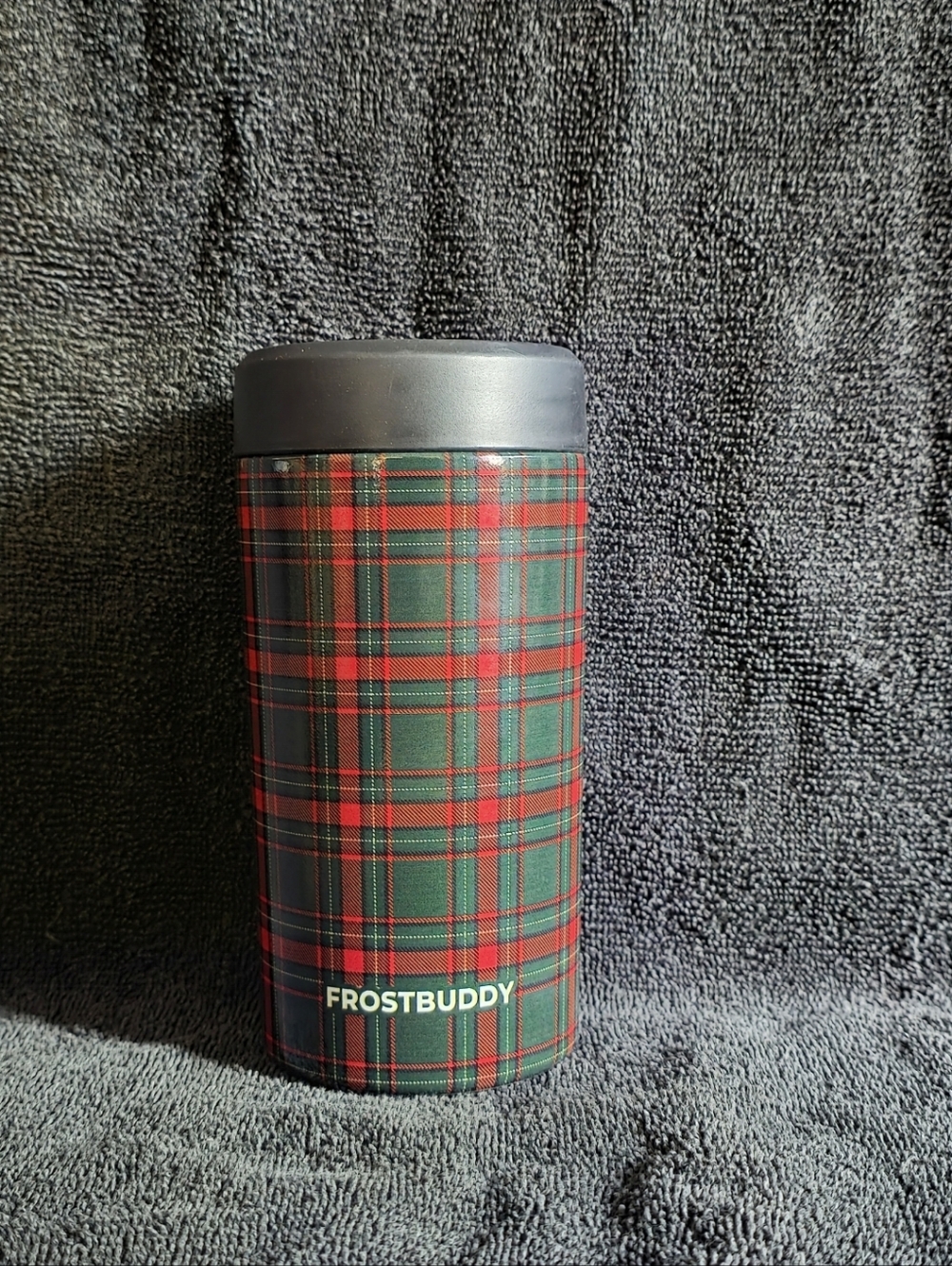 Frost Buddy Plaid Insulated Tumbler - Green and Red